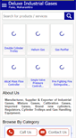 Mobile Screenshot of deluxegases.com